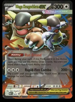 Mega Kangaskhan ex 025 Holo P ME: Mega Evolution Promo Pokemon NM - Image 1