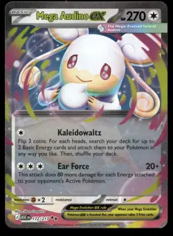 Mega Audino ex 172/217 Double Rare Ascended Heroes Pokemon NM - Image 1
