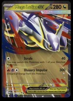 Mega Latias ex 100/132 Double Rare Mega Evolution Pokemon NM - Image 1