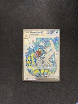 Pokemon Gyarados EX Ultra Rare Full Art SV Scarlet & Violet 225/198 , 128 - Image 1