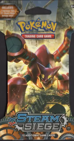Pokemon XY Steam Siege Sleeved Booster Pack New Factory Sealed - Image 1