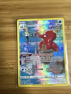 Pokemon TCG Octillery Sword & Shield: Brilliant Stars TG03/TG30 Holo Secret Rare - Image 1
