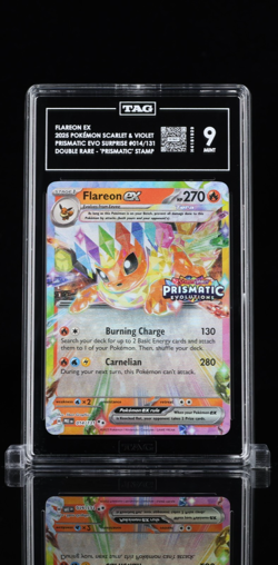 2025 Pokemon FLAREON EX 014/131 PRE Stamped Promo Surprise Box - TAG 9 - Image 1