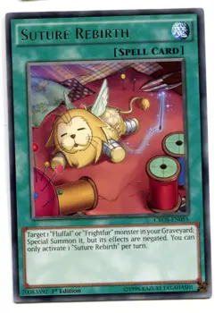 Yu-Gi-Oh! Suture Rebirth Flick Wiedergeburt Rare englisch CROS-EN055 - Image 1