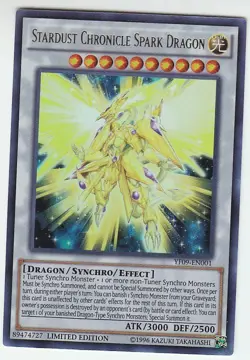 YU-GI-OH Stardust Chronicle Spark Dragon Ultra Rare YF09-EN01 PROMO Sternenstaub - Image 1