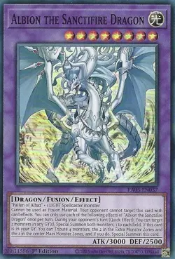 Albion the Sanctifire Dragon - RA05-EN037 - NM - Super Rare - 1st ed - Yugioh - Image 1