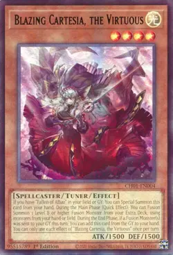 Blazing Cartesia, the Virtuous - CH01-EN004 - NM - Ultra Rare - 1st ed - Yugioh - Image 1