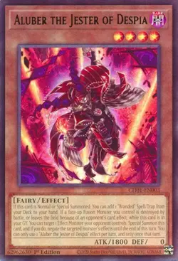 (3x) Aluber the Jester of Despia - CH01-EN003 - NM - Ultra Rare - 1st ed -Yugioh - Image 1
