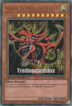 Yu-Gi-Oh! Slifer, le Dragon Celeste : UR LC01-FR002 - Image 1