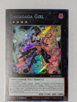 Gagaga Girl Secret Rare Yugioh! DUAD - Image 1