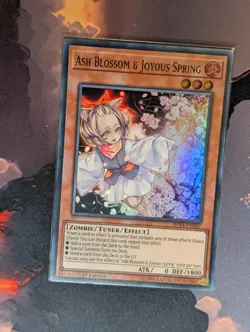 Yugioh Ash Blossom & Joyous Spring SHVA-EN047 Super Rare 1st Ed NM - Image 1