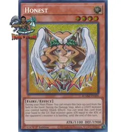 Yugioh! 1x Honest Chibi Artwork BLMM-EN006 Secret Rare 1st Ed NM - Image 1