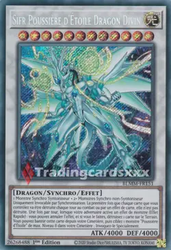 Yu-Gi-Oh! Sifr Poussiere d'Etoile Dragon Divin : SE BLMM-FR151 - Image 1