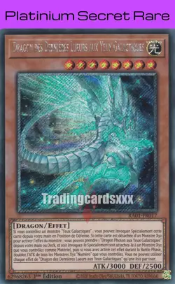 Yu-Gi-Oh! Dragon des Dernieres Lueurs aux Yeux Galactiques : PS RA01-FR017 - Image 1