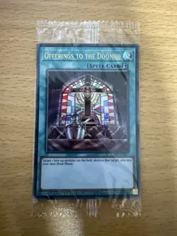 YuGiOh Offerings to the Doomed Ultra Rare LART-EN017 Lost Art Promo Sealed - Image 1