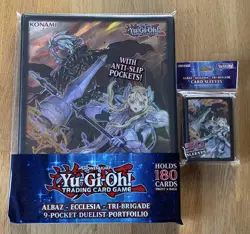 Yugioh - Albaz - Ecclesia - Tri-Brigad - 9 Pocket Duelist Portfolio + Sleeves - Image 1