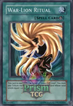 War-Lion Ritual super rare PP02-EN002 Yugioh - Image 1