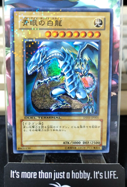 Blue-Eyes White Dragon DT01-JP001 Yu-Gi-Oh Super Rare Holo OCG Yugioh JAPAN - Image 1
