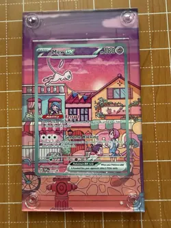 Mew ex 053 Sv: Scarlet & Violet Promo Extended Artwork Case Display - Image 2