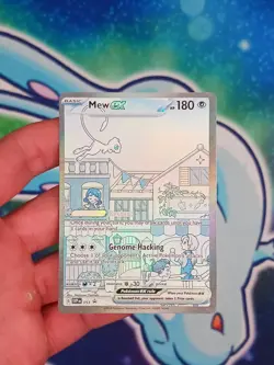 "GHOST" Mew ex SVP 053 Scarlet and Violet 151 Promo - NM - Sun Bleached - Image 2