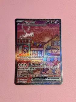 Mew ex SVP 053 Scarlet & Violet Black Star Promo Full Art Holo Mint Pokemon TCG - Image 1