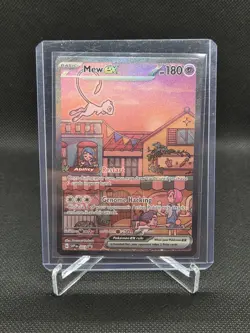 Mew ex SVP 053 Pokemon TCG Scarlet Violet 151 Black Star Promo Full Art #53 - Image 3