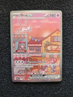 Pokemon TCG Scarlet & Violet Mew EX SVP 053 Black Star Promo Card - Image 1
