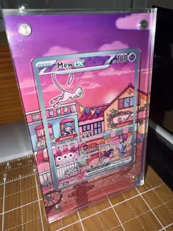 Mew ex 053 Sv: Scarlet & Violet Promo Magnetic 🧲 Extended Art Case - Image 1