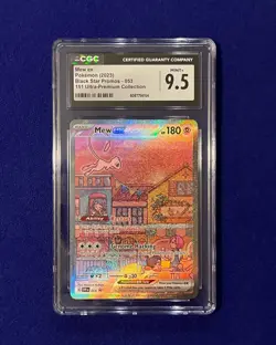 CGC 9.5 Mew Ex #53 151 UPC Black Star Promo 2023 MINT - Image 1