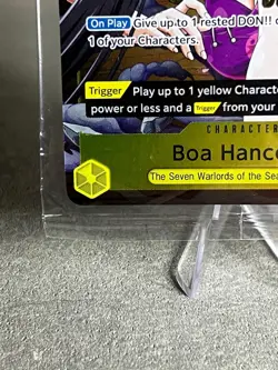 One Piece Card Game Boa Hancock Pre-Release Event Winner P-115 Near Mint Sealed - Image 4
