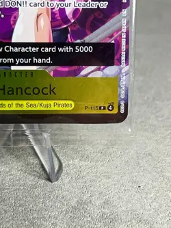 One Piece Card Game Boa Hancock Pre-Release Event Winner P-115 Near Mint Sealed - Image 5