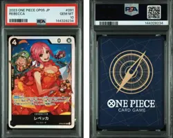 2023 ONE PIECE JAPANESE OP05-AWAKENING OF THE NEW ERA #091 REBECCA BANDAI PSA10 - Image 3
