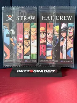 One Piece Itajaga Wafer Cards Straw Hats Luffy No 10 SEC Japanese Sealed NM - Image 2