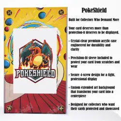 Mega Lucario ex 033 Pokemon Display Case • Extended Art • CARD NOT INCLUDED - Image 2