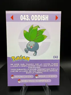 Pokemon Oddish Set of 7 - Oddish #43 Peru/NON-TCG Cards & Stickers - Image 3