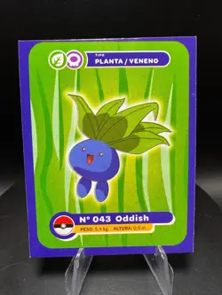 Pokemon Oddish Set of 7 - Oddish #43 Peru/NON-TCG Cards & Stickers - Image 4