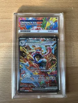Pokemon TCG Greninja EX Scarlet & Violet Twilight Masquerade Card 214/167 Ace 9 - Image 1