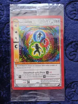 MetaZoo UFO 1st Edition Sealed Foo Fighters Full Holo Promo Card Near Mint 2022 - Image 1