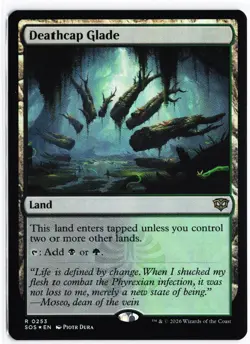 MTG Deathcap Glade R SOS 253 NM Foil - Image 1