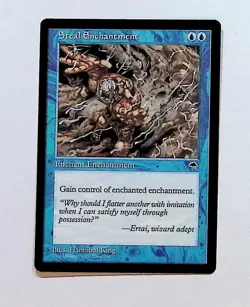 MTG - Magic The Gathering - Steal Enchantment - Tempest - NP/NM! - Image 1