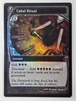MTG Cabal Ritual (Future Sight) Mystery Booster 2 Foil NM 177 - Image 1