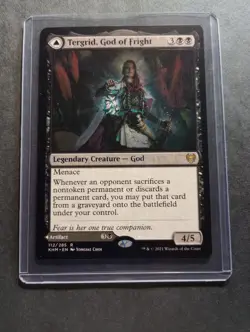 MTG Kaldheim Tergrid, God Of Fright / Tergrid's Lantern - Unplayed In Top Loader - Image 1