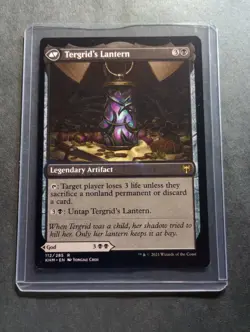 MTG Kaldheim Tergrid, God Of Fright / Tergrid's Lantern - Unplayed In Top Loader - Image 2