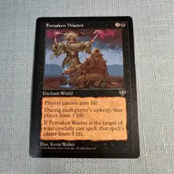 Forsaken Wastes Mirage MTG Magic the Gathering - Image 1