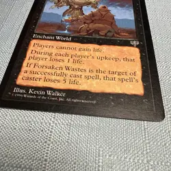 Forsaken Wastes Mirage MTG Magic the Gathering - Image 3