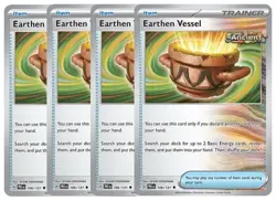 Pokemon TCG 4x Earthen Vessel 106/131 Prismatic English 4x Playset -Regular - NM - Image 1