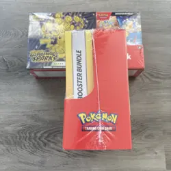 (2 BOXES) Pokemon Surging Sparks ETB + Booster Bundle Costco 2-pack - SEALED! - Image 3