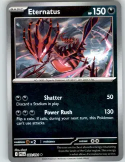 Pokemon Eternatus Uncommon Reverse Holo PFL 069/094 NM - Image 1