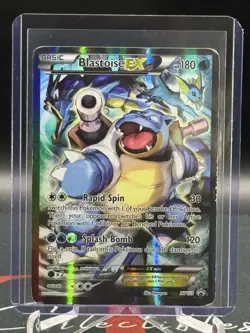 2016 Pokemon TCG Blastoise EX XY122 Black Star Promo Full Art Holo - Image 1