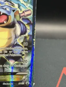 2016 Pokemon TCG Blastoise EX XY122 Black Star Promo Full Art Holo - Image 3